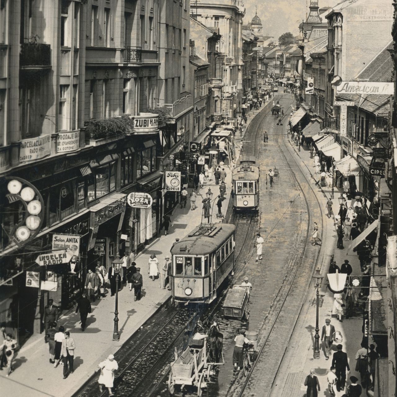 Ilica, oko 1930. godine C